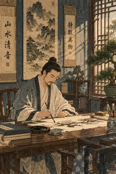 91成人短剧免费版《墨色画师》封面 - 城市文艺短剧